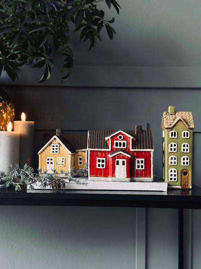 Keramikhus - Rött Trähus