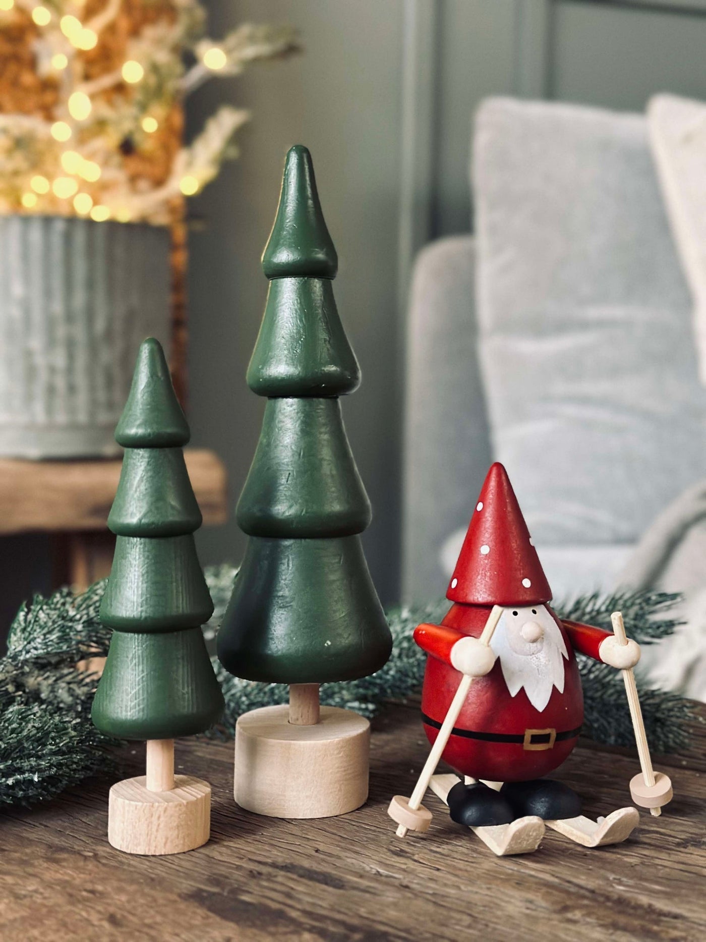 Grön Julgran - Stor