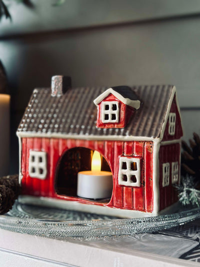 Keramikhus - Rött Trähus