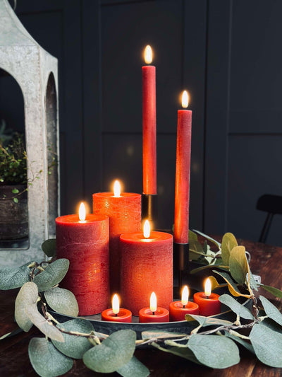 LED Ljuspaket med 10 delar - Röd