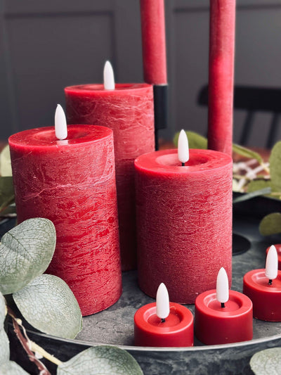 LED Ljuspaket med 10 delar - Röd