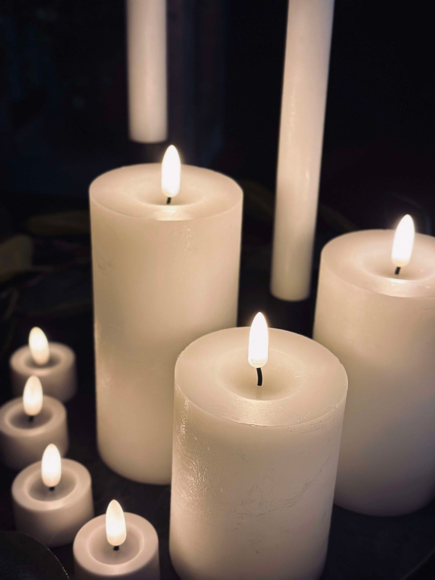 LED Ljuspaket med 9 LED-lampor - Inkl fjärrkontroll