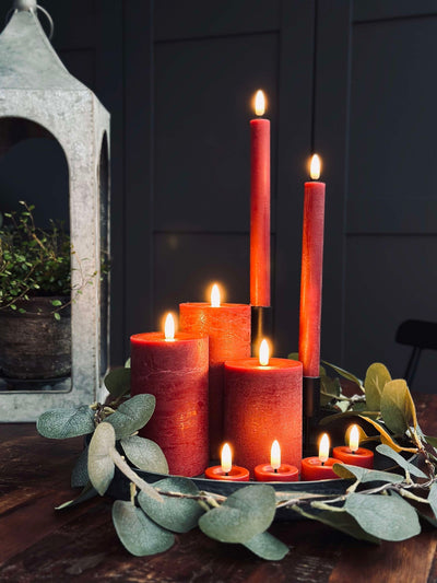 LED Ljuspaket med 10 delar - Röd