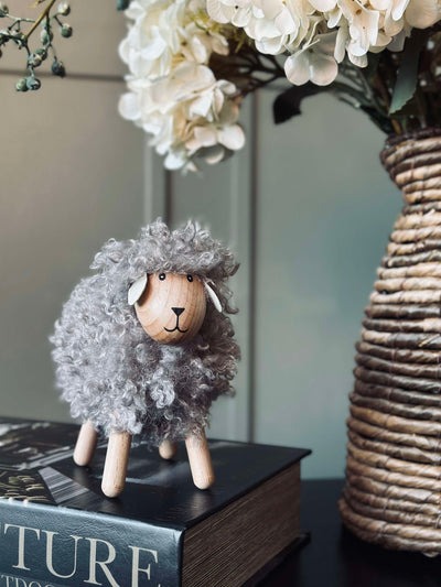 Långhårigt får - Grå Stor