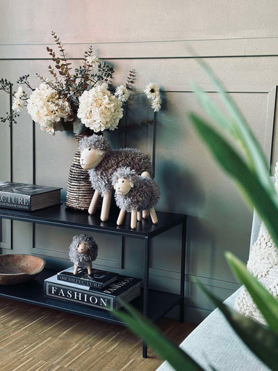 Långhårigt får - Grå Stor