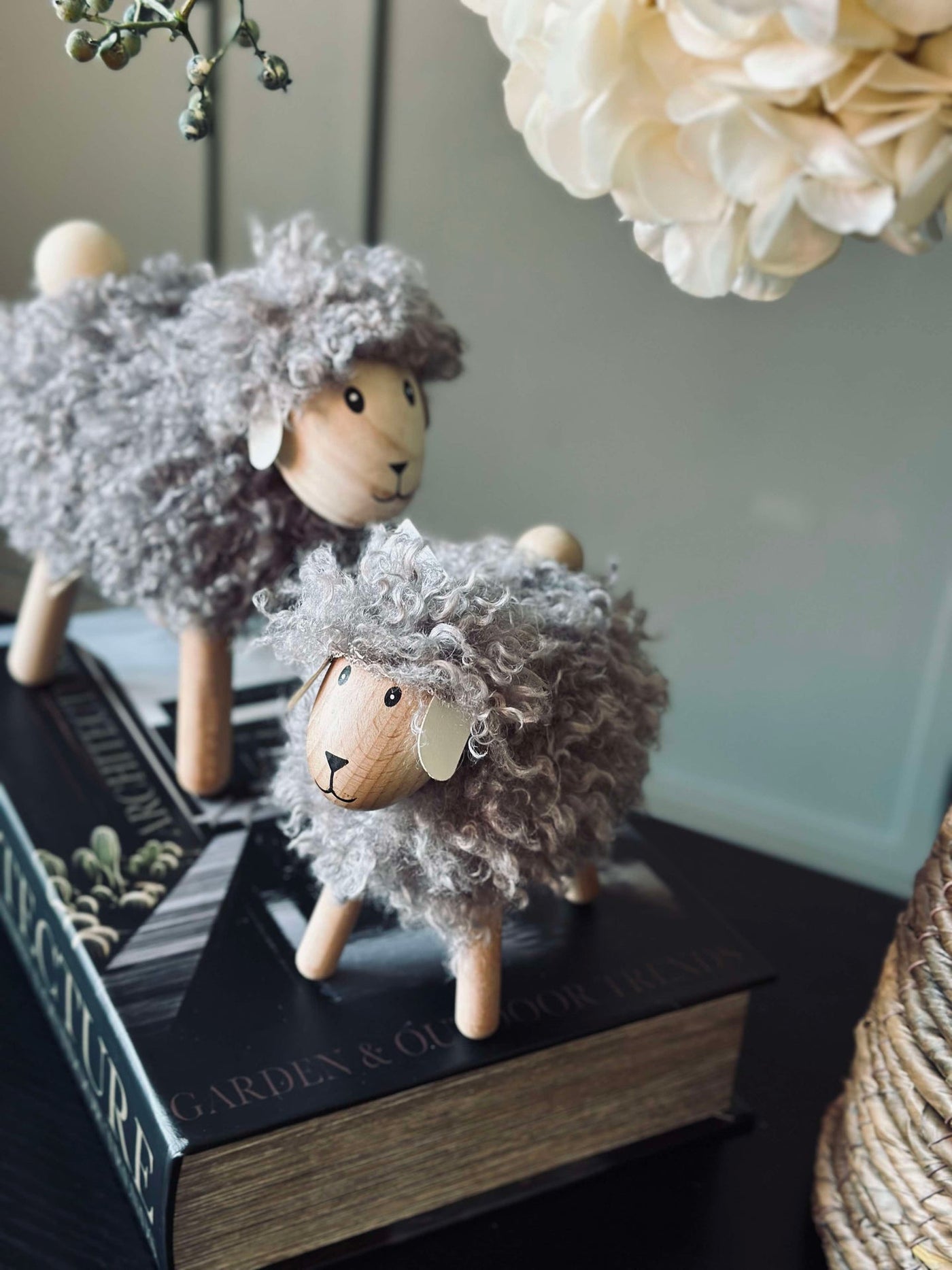 Långhårigt får - Grå Stor