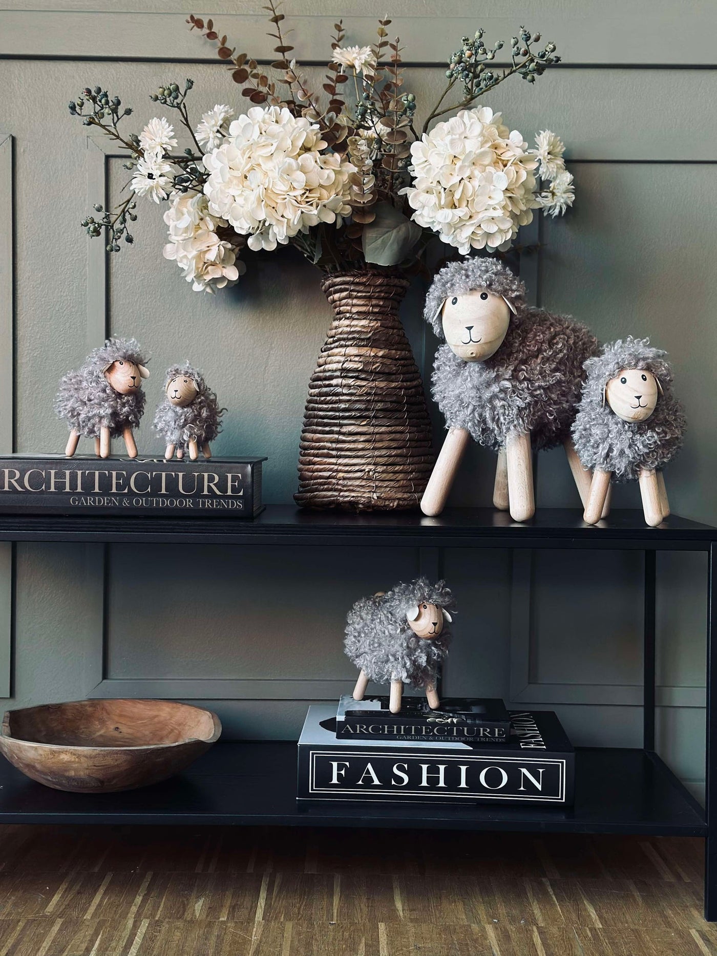 Långhårigt får - Grå Stor