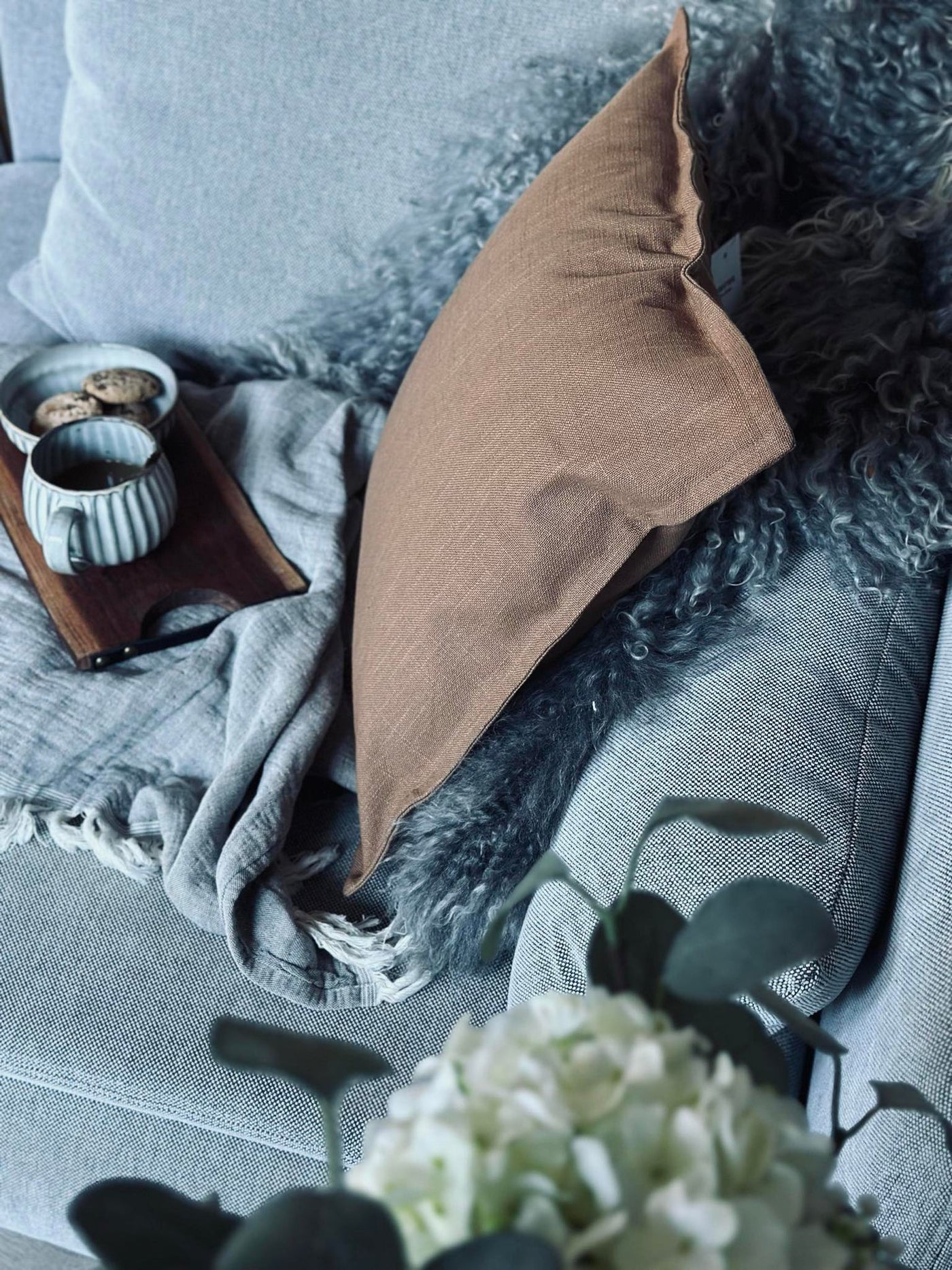 Kuddfodral 45x45 - Senap