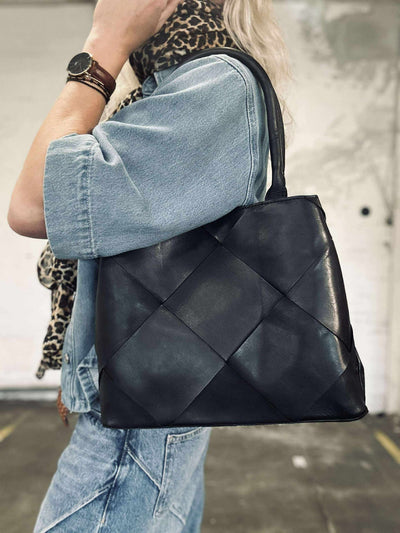 Shopper svart deluxe