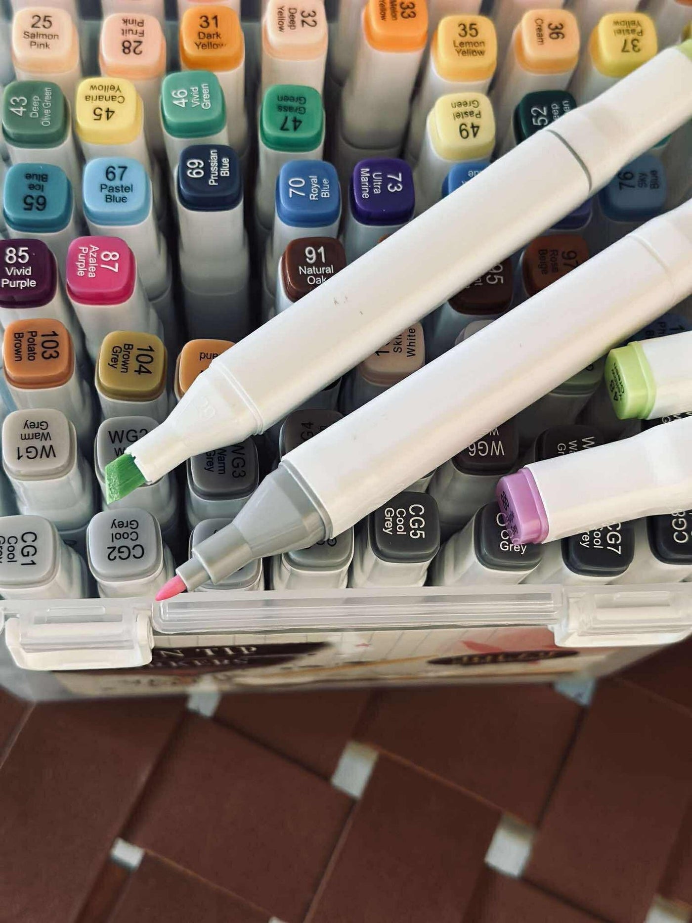 Tuscher Duo - Låda med 80 st.