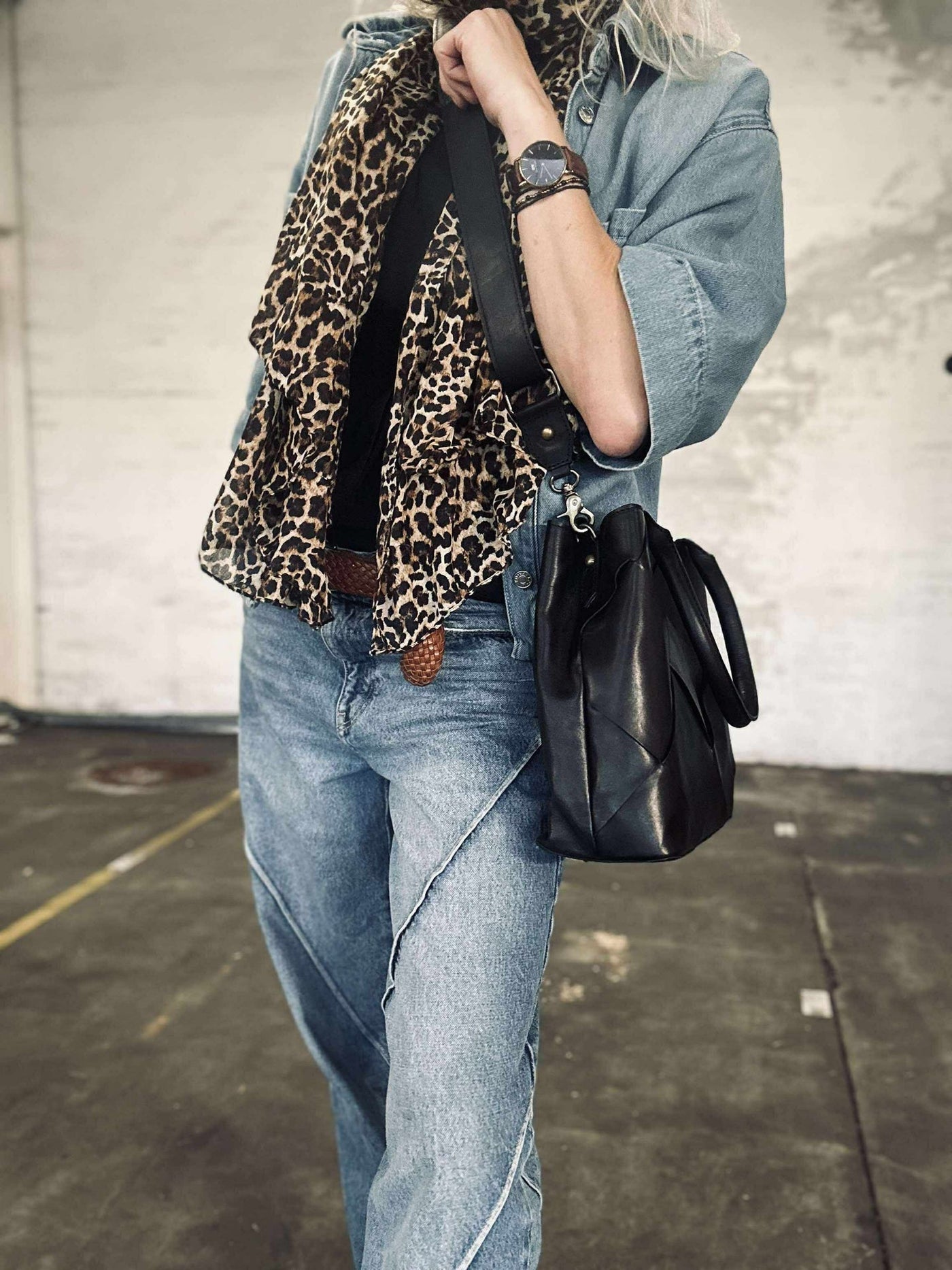 Shopper svart deluxe