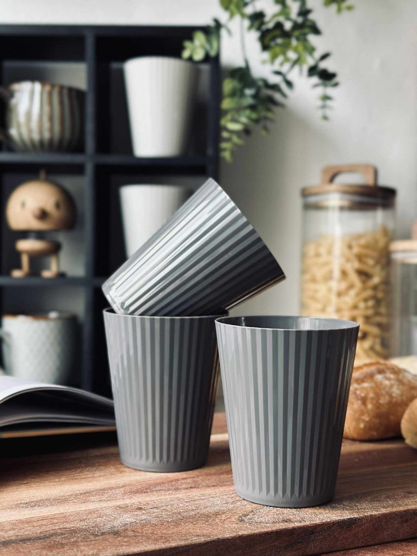 Mugg Norma stengrå - 3 st