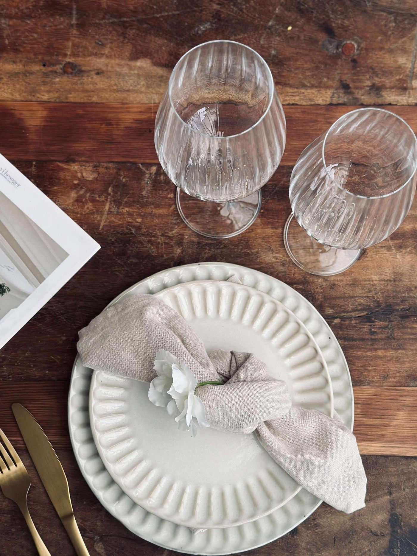 Tallrik VIGA Sand - Flera storlekar