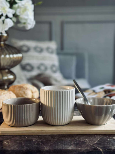 Tapas - 3 skålar och fat