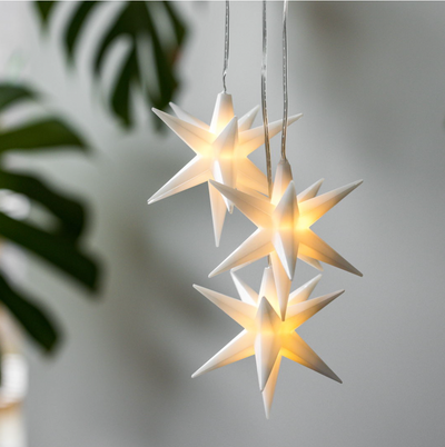 LED stjärnljus - 3 st. set