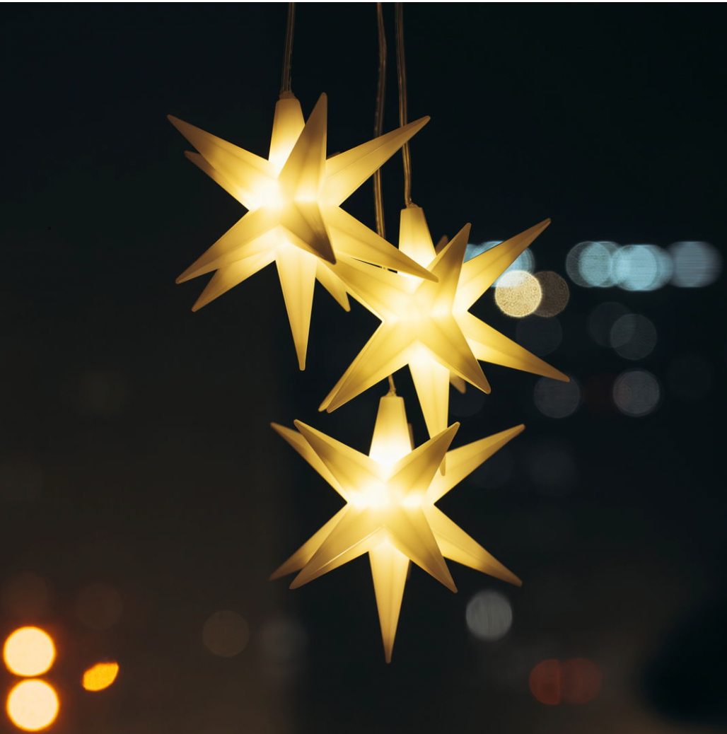 LED stjärnljus - 3 st. set