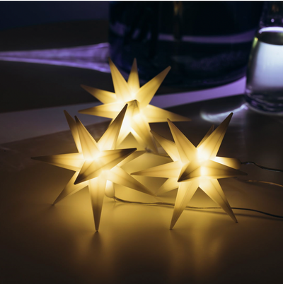 LED stjärnljus - 3 st. set