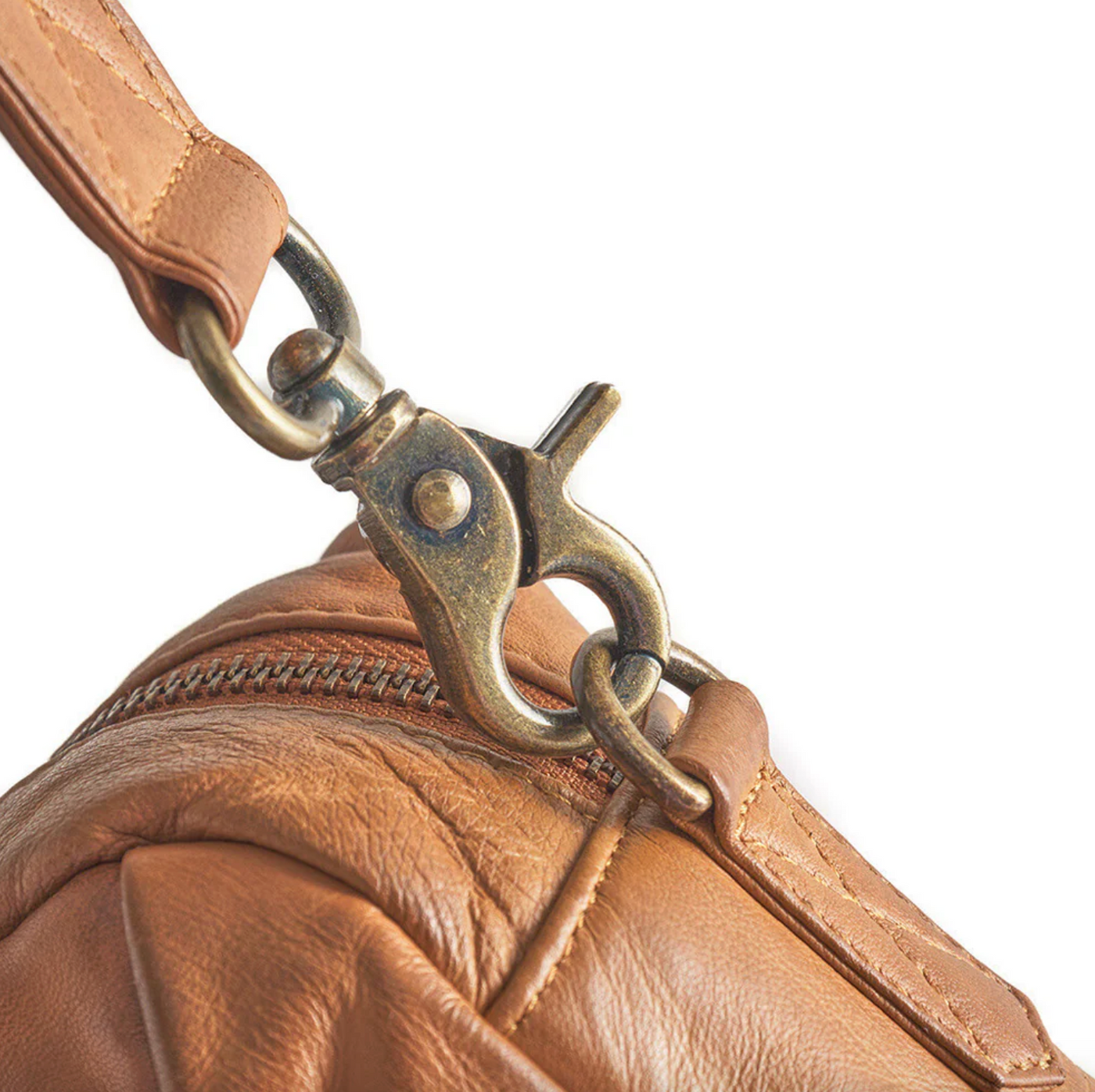 Axelremsväska Hanna Cognac