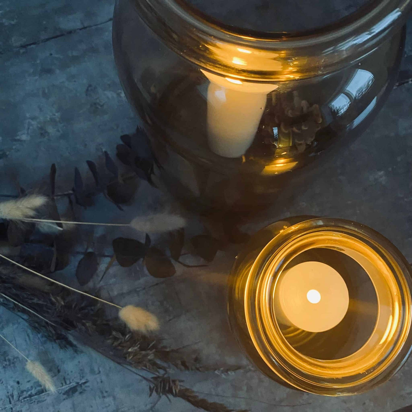 LED Blockljus Vit 3 st Inkl. fjärrkontroll - Platt topp