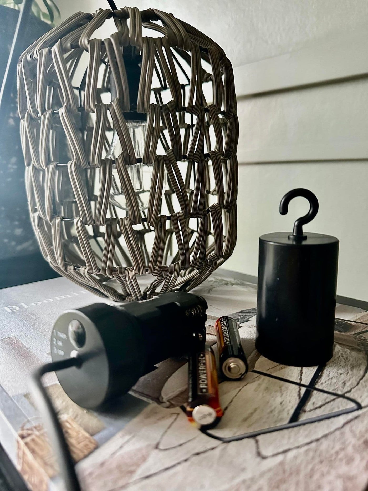 LED-lampa för batterier m. Timerfunktion - Godkänd för inomhus / utomhus