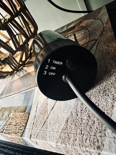 LED-lampa för batterier m. Timerfunktion - Godkänd för inomhus / utomhus