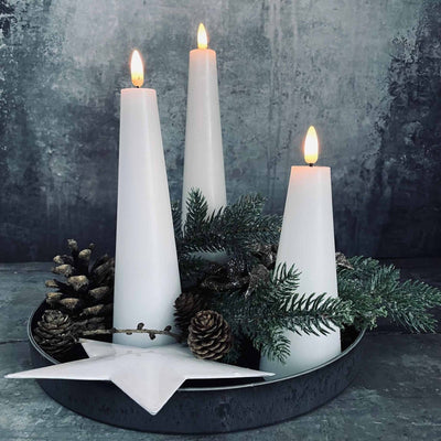 LED Ljus - 3st konljus inkl fjärrkontroll