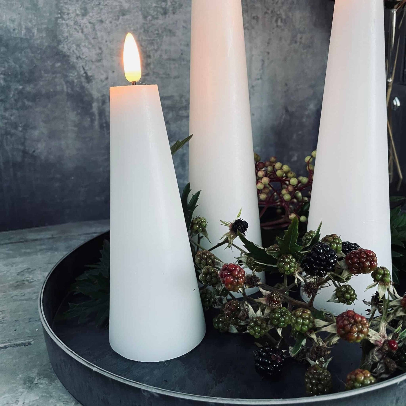 LED Ljus - 3st konljus inkl fjärrkontroll