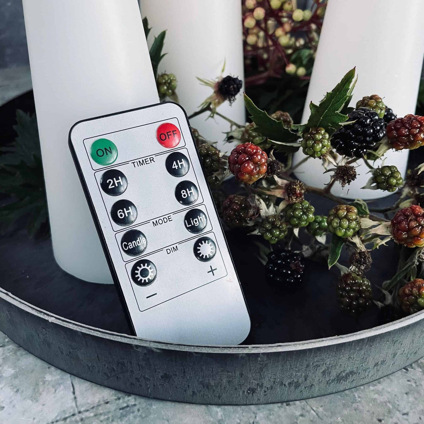 LED Ljus - 3st konljus inkl fjärrkontroll