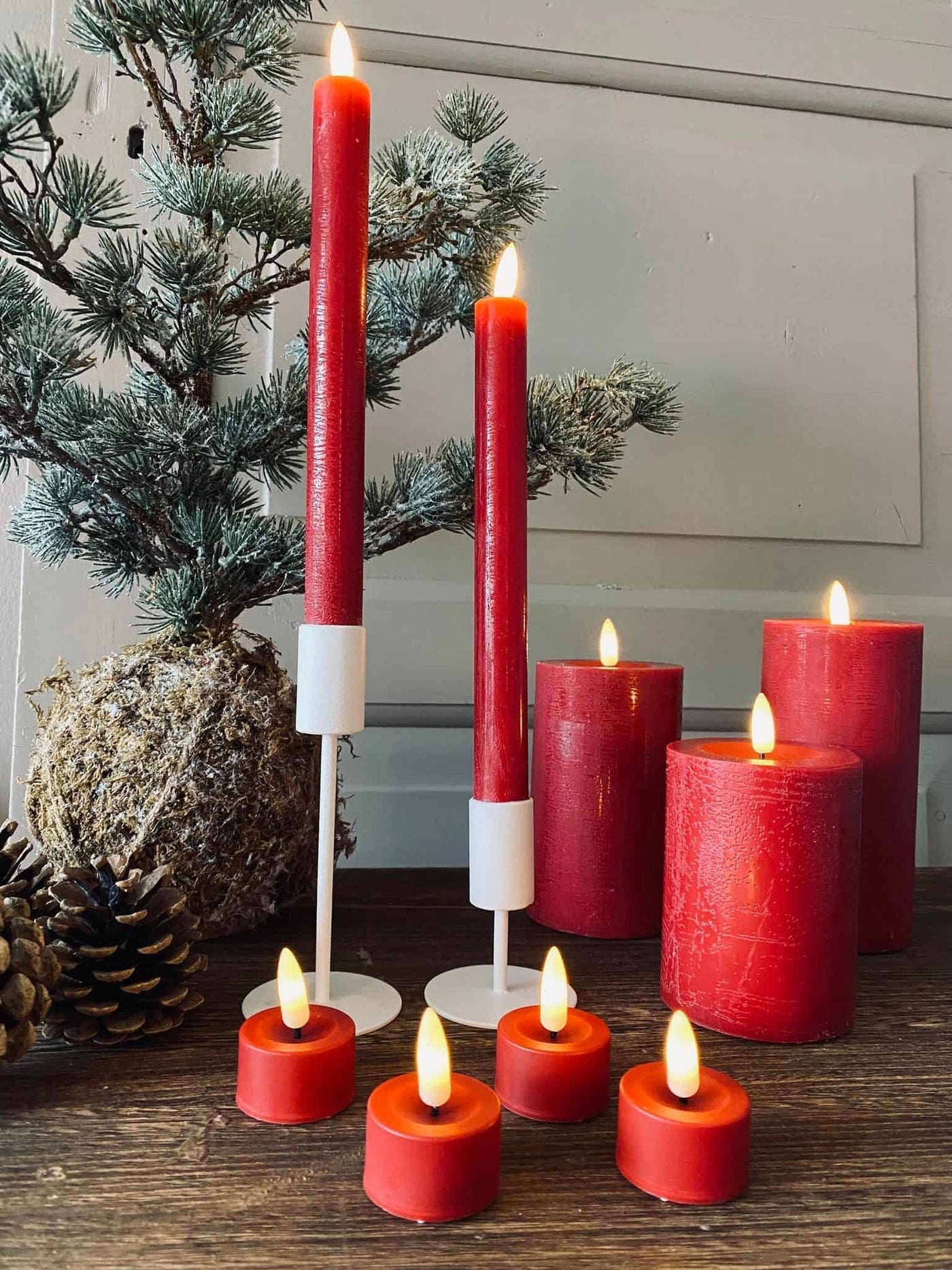 LED Ljuspaket med 10 delar - Röd