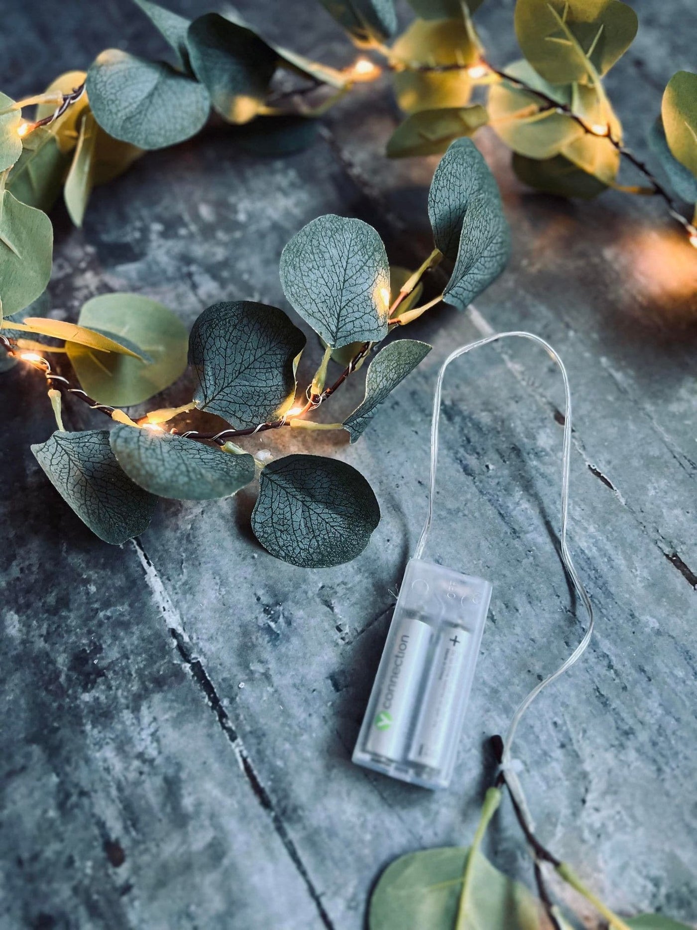 Ljusslinga med eukalyptus