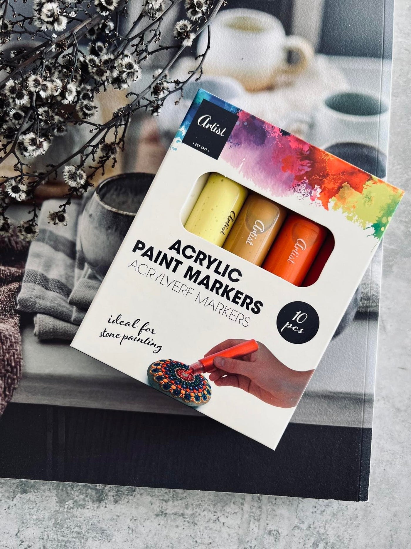 Stenfärg - 10 färger